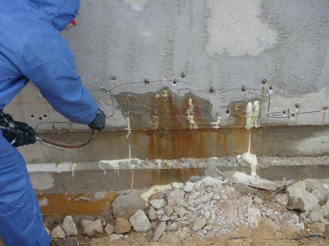 Crack Injection Work